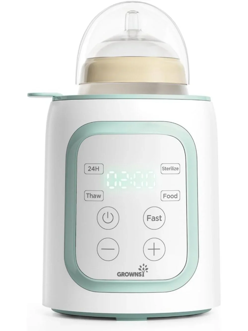 8-in-1 Fast Bottle Warmer with Timer | Even Heating, Safe Material, Multi-Use